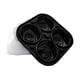 thumbnail image 2 of Fabricantes De Bolas De Hielo Bandeja De Cubitos De Hielo Reutilizable De 6 Cm De Diámetro Para Bebidas Dulces 4 Rejillas Negras, 2 of 3