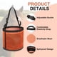 thumbnail image 3 of Bolsa de Alimentación para Caballos Uxcell, Bolsas de Heno Tipo Bozal con Correa Ajustable, Malla de Nylon, Fondo Impermeable, 3 of 7