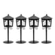 thumbnail image 4 of Candelabro De Metal De Sobremesa De 4 Piezas, Centro De Mesa De Candelabro Negro De Estilo Retro, 4 of 5