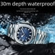 thumbnail image 5 of Reloj de hombre nuevo, moderno y retro, resistente al agua, con buena apariencia, calendario de uso diario, reloj de cuarzo., 5 of 5