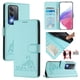 thumbnail image 1 of Funda tipo cartera FOXDOCK para OPPO A3 PRO 5G con soporte, ranuras, RFID, diseño de gato, 1 of 5