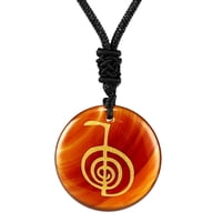 Magideal - Clásico Colgante Cho Símbolo Símbolo Único Regalos De Joyería Mano De Obra Exquisita Decoración Talismán Colgante Para Bautismos Rojo