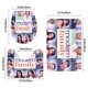 thumbnail image 3 of Juego de Alfombras de Baño Modern Family Terciopelo Coral 3 Piezas, 3 of 6