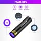 thumbnail image 3 of DARKBEAM Flashlight UV Black Light 395 NM, Mini but Powerful, 3 of 3