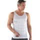 thumbnail image 1 of Camiseta de compresión para hombre, sin costuras, con ajuste de espalda, adelgazante, moldeadora de abdomen, para deportes al aire libre, color blanco, talla L, 1 of 8
