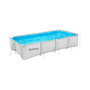 Piscina Bestway Rectangular Steelpro Deluxe 3.66Mx2.01Mx66Cm Gris Tamano Unico