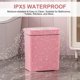 thumbnail image 4 of Bote de basura Vanpopubs de 10 l/2.7 galones con tapa automática sin contacto, rosa, 4 of 9