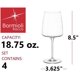 thumbnail image 2 of Juego de 4 copas de vino Bormioli Rocco de 530 ml, 2 of 9