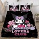 thumbnail image 3 of Kuromi Soft 3D Printed Duvet Cover Bedding Set with Comforter Cover 3 Piece Set, 3 of 5