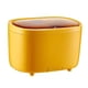 thumbnail image 2 of Mini Cubo de Basura para Escritorio Portátil con Tapa para Baño Encimera Cocina Amarillo (Cubo de Basura), 2 of 3