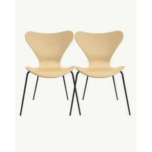 Habita2 Chile - Set 2 Sillas Jlove Pp Black - Beige