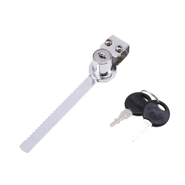Cerradura de puerta corrediza de vidrio, aleación de Zinc para espesor de vidrio de 0,08-0,24 pulgadas, accesorio multifuncional, cerradura para joyer