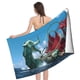 thumbnail image 4 of La Bestia del Mar Toalla de playa de secado rápido con diseño temático, regalo para mujeres y niñas, ideal para cumpleaños, fans, amantes de la música, uso en la playa o al aire libre, 78 × 150 cm, 4 of 6