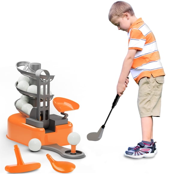 Juego de juguetes de golf iPlay iLearn para niños, deportes al aire libre de 3 a 5 años