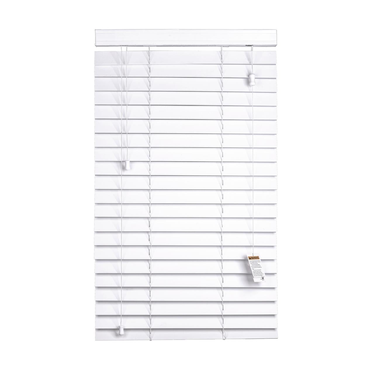 Aura Home - Persiana Veneciana Pvc 50 Mm 120 X 250 Cm Manual Blanco