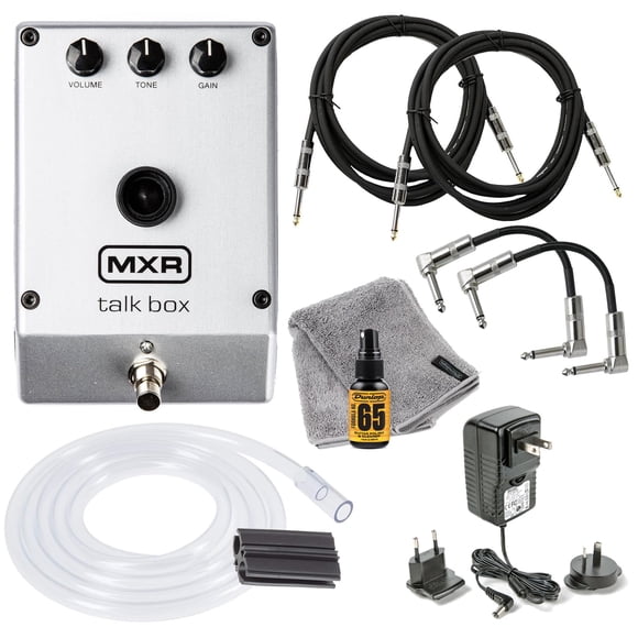 Pedal de efectos MXR M222 TALK BOX Voicebox con paquete Tonebird
