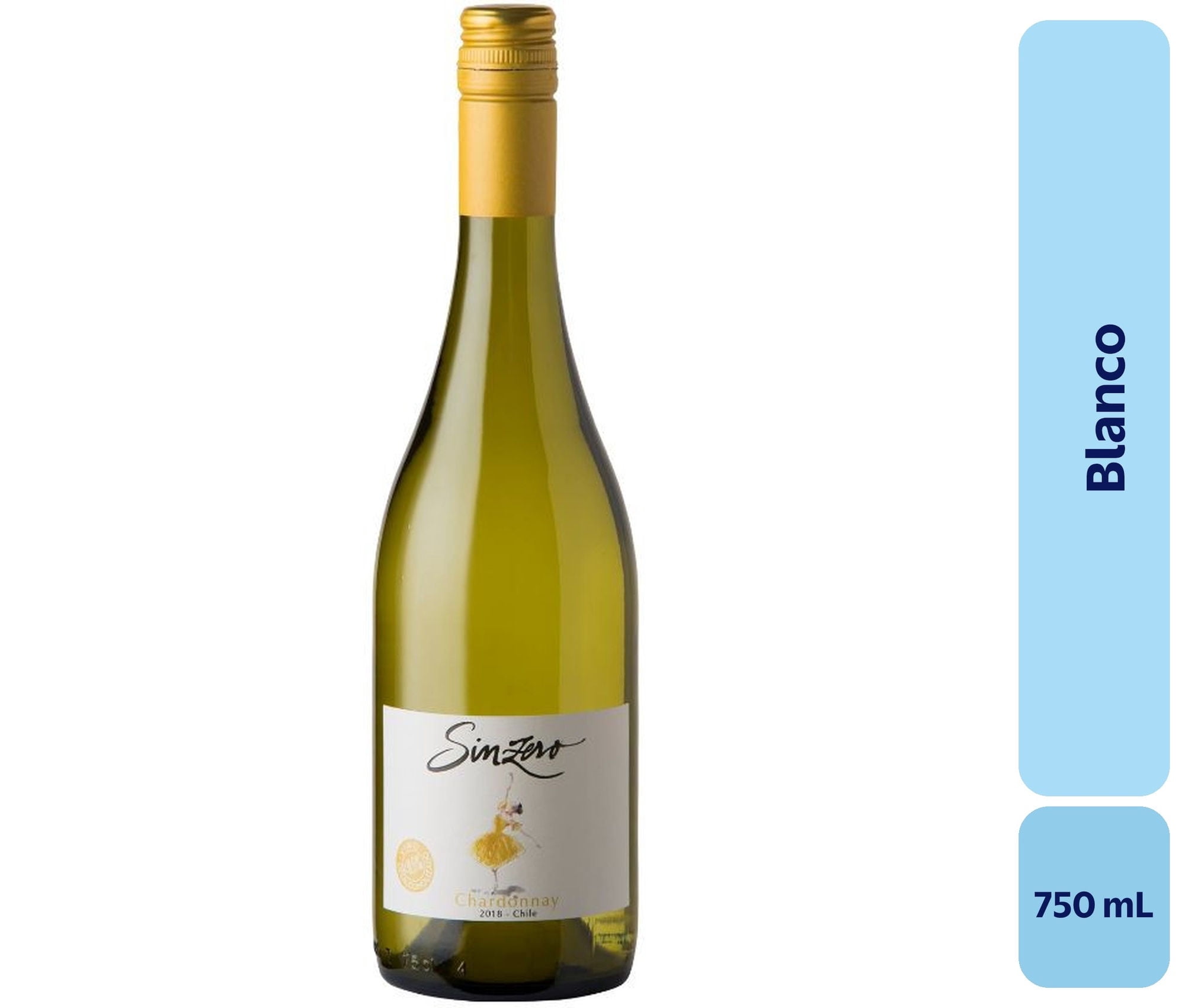 Vino Blanco Botella 750 mL Sinzero