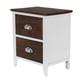 thumbnail image 3 of Set 2 Veladores Dormitorio Kew 2 Cajones Blanco Madera, 3 of 3