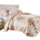 thumbnail image 2 of Juego de ropa de cama Benzara Givi, 2 unidades, XL, algodón, estampado floral, 2 of 6