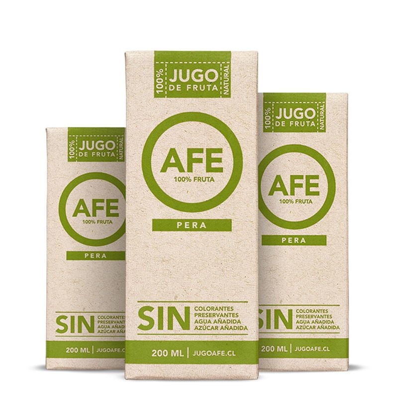 Jugo Colación Sabor Pera Caja 200 ml Afe