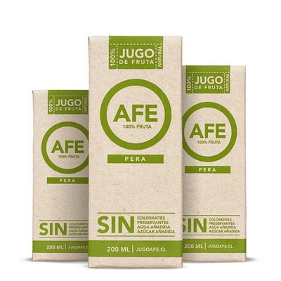 Jugo Colación Sabor Pera Caja 200 Ml Afe