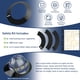 thumbnail image 3 of Visera para casco de seguridad DelugeLuxe de ala completa con 3 paneles y clips, 3 of 6