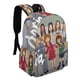 thumbnail image 2 of Daria-theme Backpack, Campus style schoolbag Bookbag with Adjustable Shoulder Straps And Large Zip Compartment, Unisex Travel Bags.42x30x15cm, 2 of 6