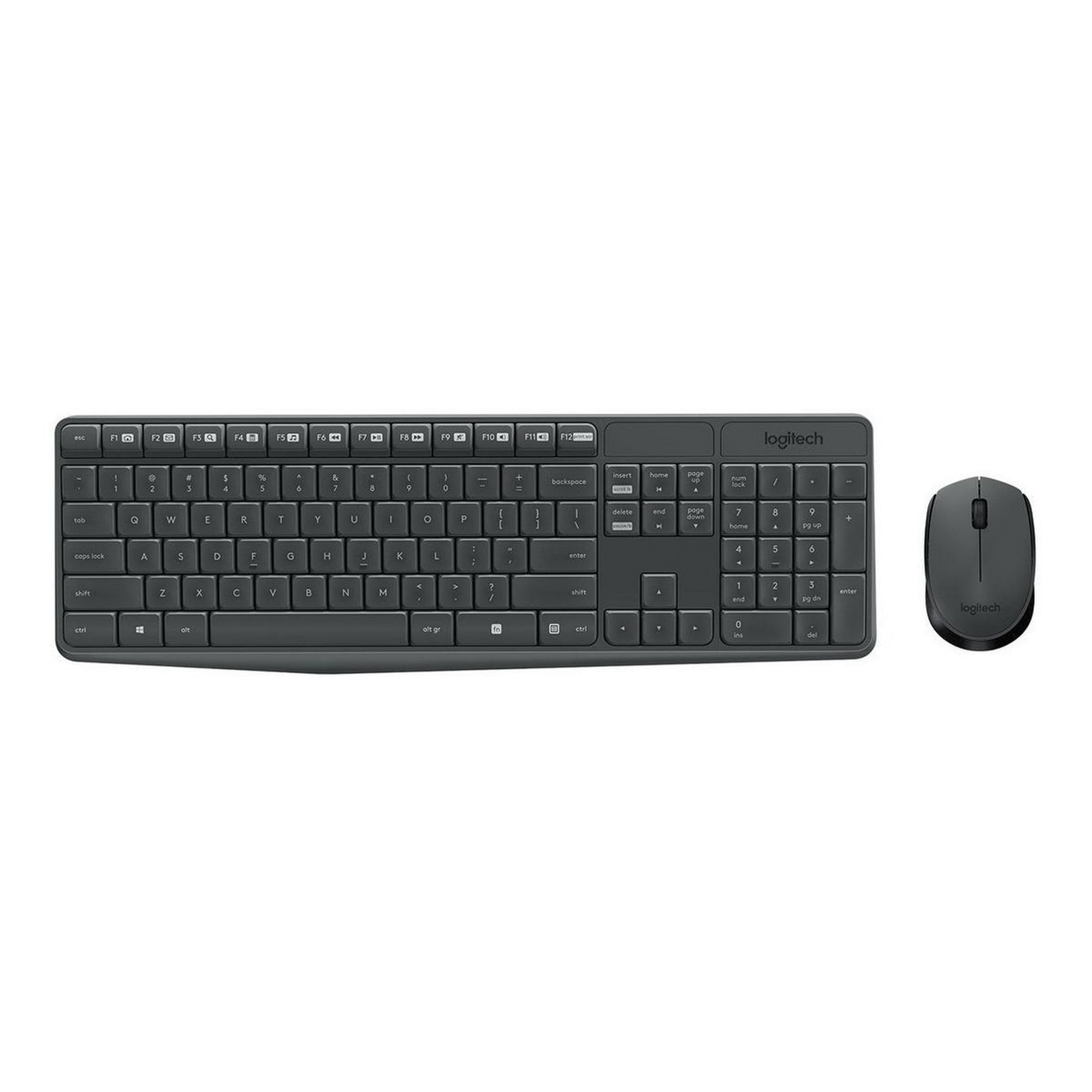 Kit De Teclado Y Mouse Inalámbrico Logitech Mk235 Español