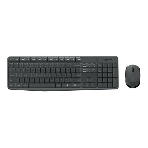 Kit De Teclado Y Mouse Inalámbrico Logitech Mk235 Español