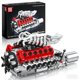 thumbnail image 1 of Kit de Construcción de Bloques Mould King Modelo Motor V12 1366 Piezas, 1 of 6