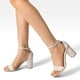 thumbnail image 2 of Sandalia Casual Taco Alto Beige Mujer Weide GH80, 2 of 10