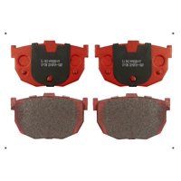 Ital Brakes Pm - Set Pastillas Frenos Ital Brakes Trasera Para Jac Trip 2011 2015