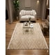thumbnail image 3 of Alfombra 200 X 240 Decorativa Jacquardcolor Beige 3, 3 of 4