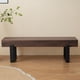 thumbnail image 1 of 59" Dining Bench, Farmhouse Indoor Kitchen Table Benches, Bed Bench, Industrial Shoe Bench, Entryway Benches, 1 of 3