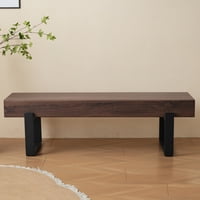 M&Ms - 59"" Dining Bench, Farmhouse Indoor Kitchen Table Benches, Bed Bench, Industrial Shoe Bench, Entryway Benches