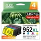 thumbnail image 1 of Cartuchos de tinta Ejet 952XL 952 XL 952XL, paquete de 4 unidades para impresora HP, 1 of 9