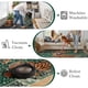 thumbnail image 4 of Alfombra Moynesa Tiger, 160 x 230 cm, estilo bohemio, lavable, verde, 4 of 7