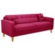 thumbnail image 2 of Sofa New Retro 3CG Felpa 04 Burdeo, 2 of 6
