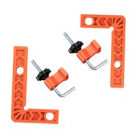 Ioensy - 2 Abrazaderas De Esquina De 90 Grados Para Carpintería, Cuadradas, Para Cajas, Gabinetes Y Marcos De Fotos.