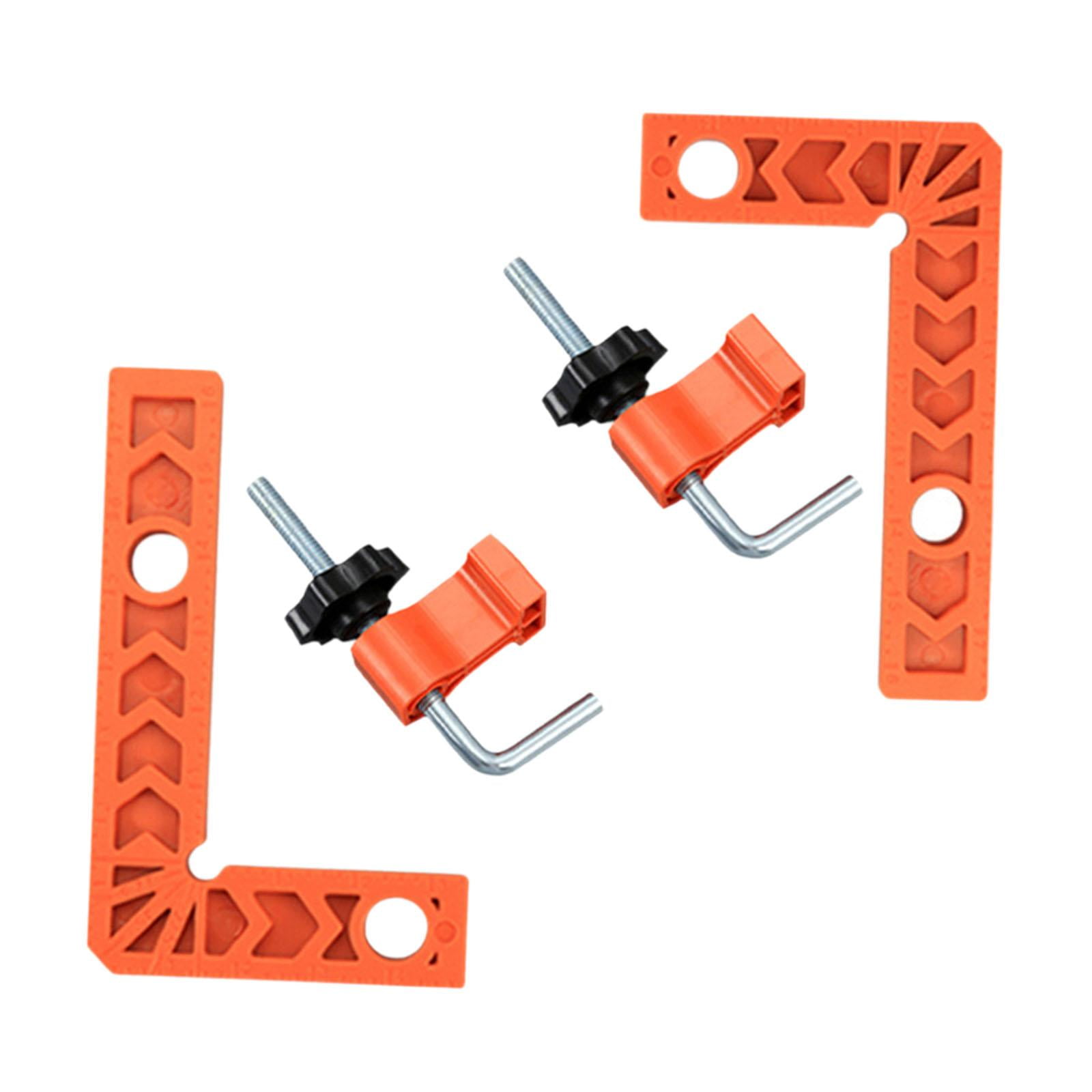 Ioensy - 2 Abrazaderas De Esquina De 90 Grados Para Carpintería, Cuadradas, Para Cajas, Gabinetes Y Marcos De Fotos.