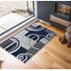 thumbnail image 1 of Alfombra GLORY RUGS 61x91 cm azul marino, moderna y suave, 1 of 6