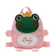 thumbnail image 1 of Children's Casual Cartoon Frog Backpack With Traction Rope, Casual Cute Backpack, 1 of 3