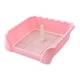 thumbnail image 3 of Bandeja De Inodoro De Entrenamiento Para Gatos Y Mascotas, Inodoro De Celosía Desmontable Para Perros, Para Interior, Rosa, Mediano, 3 of 5