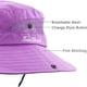 thumbnail image 3 of Sombreros Plegables Con Protección Uv Para Mujer, De Malla Y Ala Ancha, Para Pescar En La Playa, Con Agujero Para La Coleta, 3 of 6