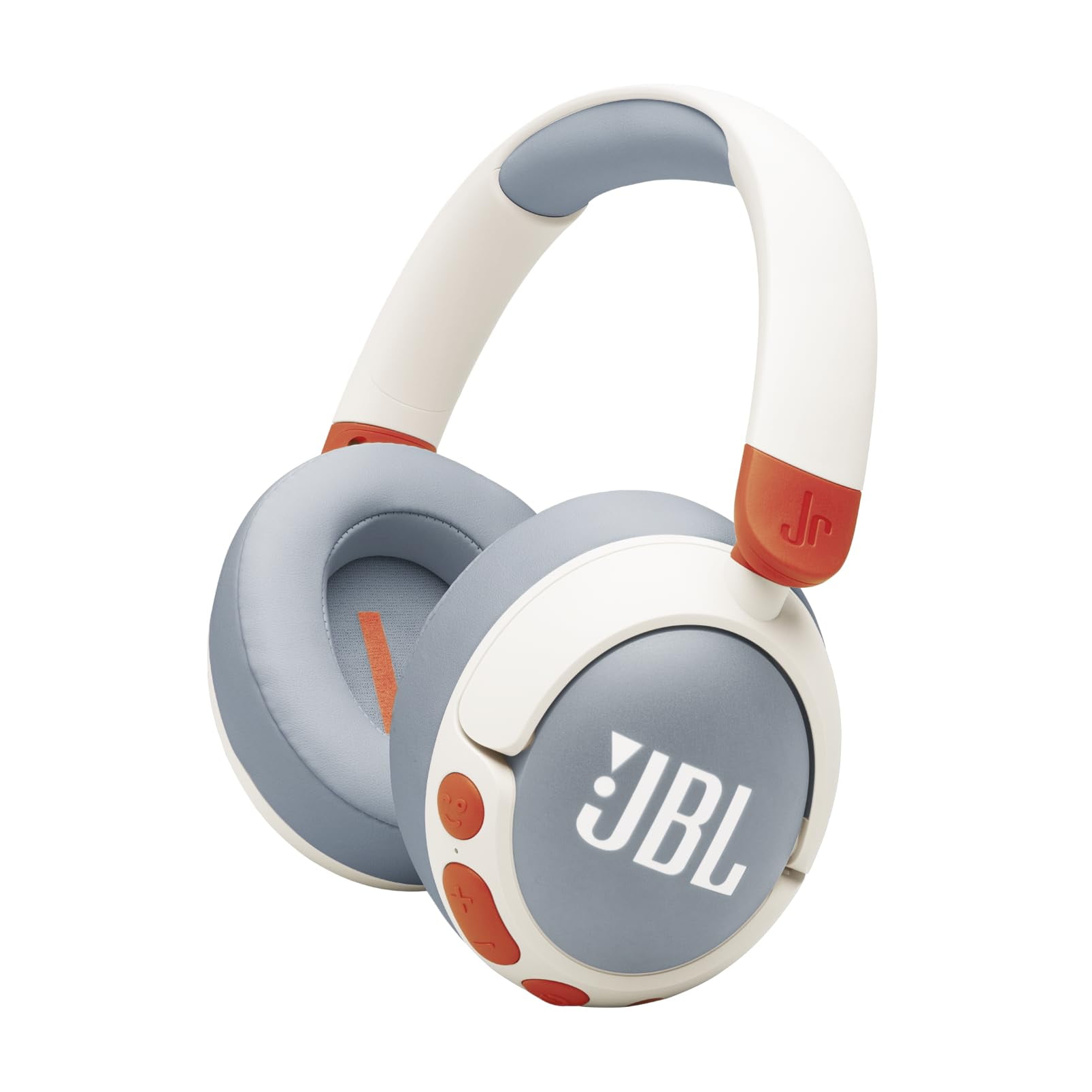 Auriculares Supraaurales Inalámbricos Jbl Junior 470nc Para Niños, Color Blanco