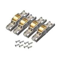 Bothyi - 4X Rodillo Para Puerta Corrediza Premium Resistente, Ruedas Inferiores Para Puerta Corrediza, Polea De Guillotina