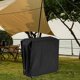 thumbnail image 4 of Cubierta Para Carrito Con Enfriador Rodante, Carrito De Bebidas Para Exteriores, Refrigerador Para Fiestas, Panadería, Negro, 4 of 5