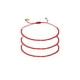 thumbnail image 1 of Pack 3 Pulseras Rojas con Mostacillas Bañadas en Oro rojo Talla única, 1 of 2