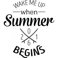 Rienda Libre Graphics - Decomural Wake Me Up When Summer Ws-46200