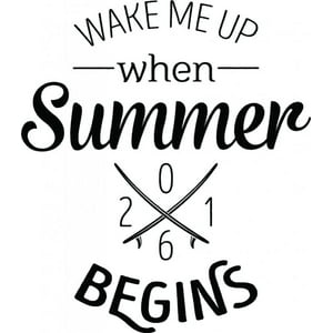 Rienda Libre Graphics - Decomural Wake Me Up When Summer Ws-46200